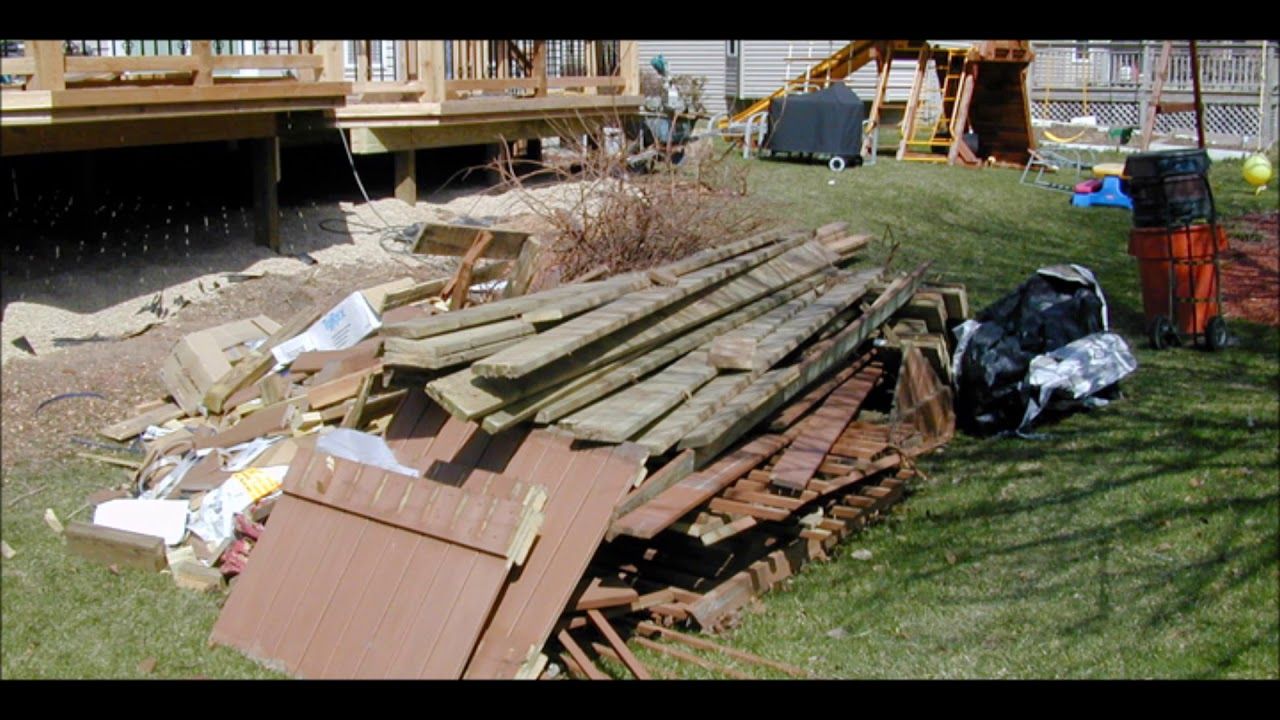 Deck Removal Dumpster Services-Loveland’s Elite Dumpster Rental & Roll Off Services